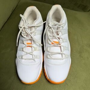 Jordan  Sneakers White and Orange 7y